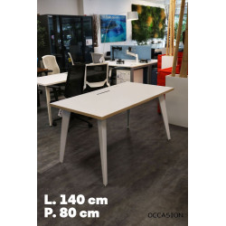 Bureau blanc reconditionné