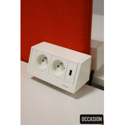 Boitier prise alimentation pour bureau