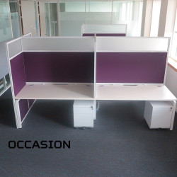 4 bureaux partagés phoniques